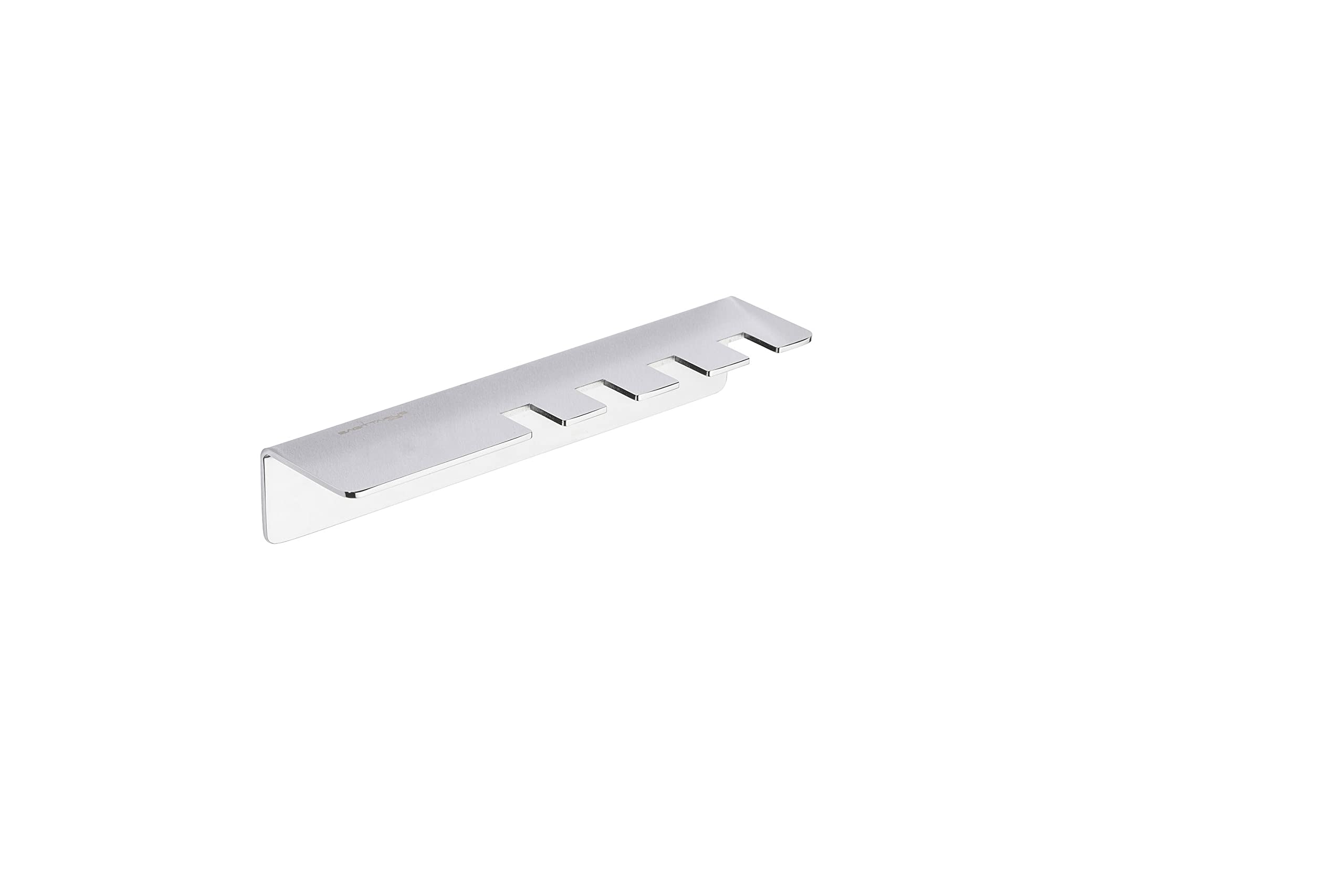 Wall-Mounted Stainless Steel Toothbrush Holder - Chrome