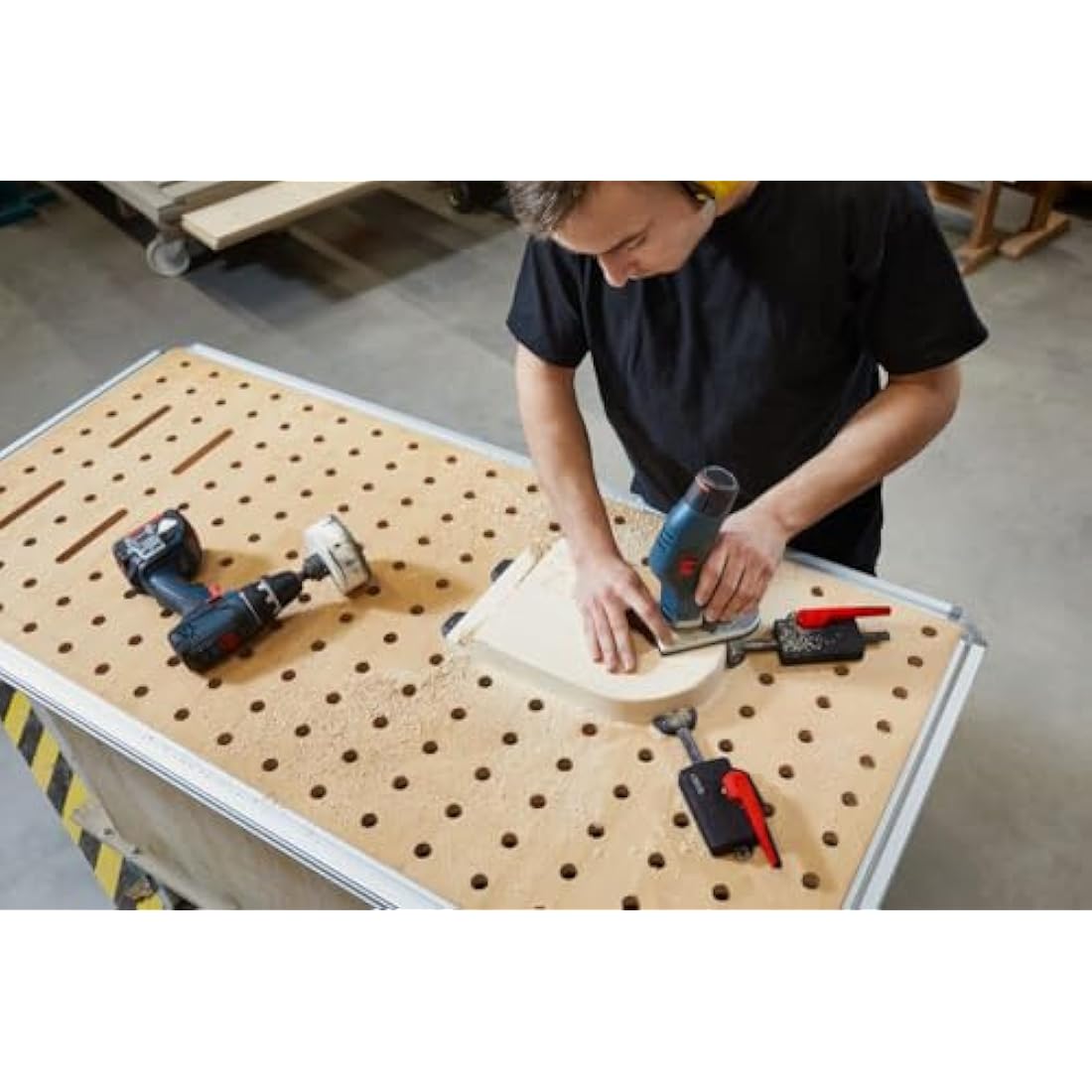 Bessey Horizontal Pull-Down Clamp WNS-Set-MF for Woodworking