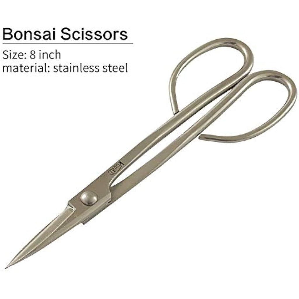 Jolof Store 6-Piece Stainless Steel Bonsai Tool Set with 210mm Cutters