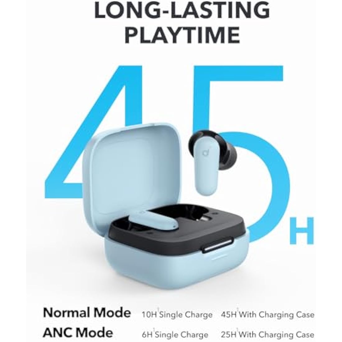 Anker soundcore P30i Noise Cancelling Earbuds | 45H Playtime & Stand