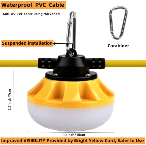 LED Work Light – 100FT 100W Waterproof Construction String Light