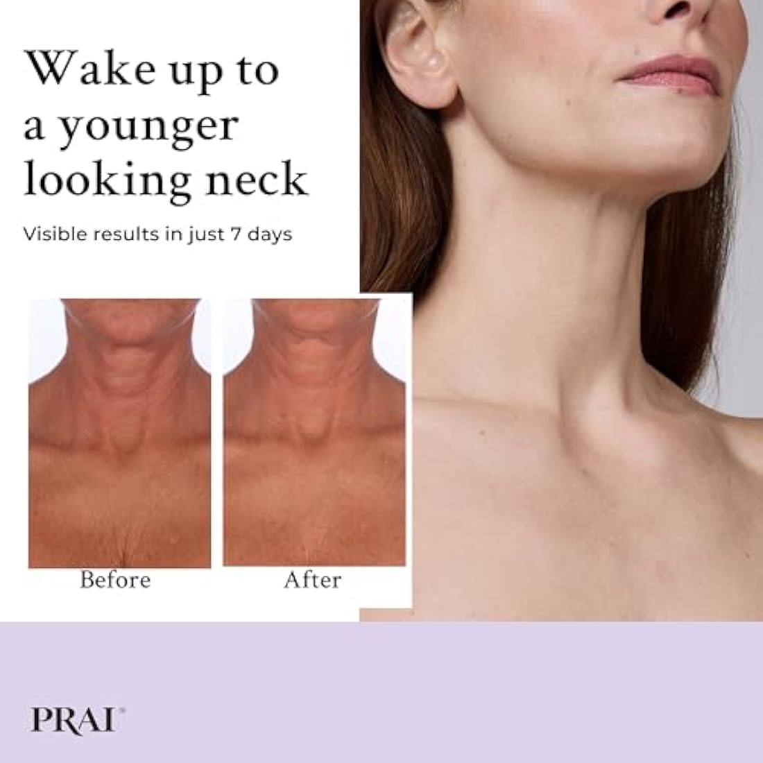 PRAI Ageless Throat & Decolletage Night Creme with Retinol - 118ml
