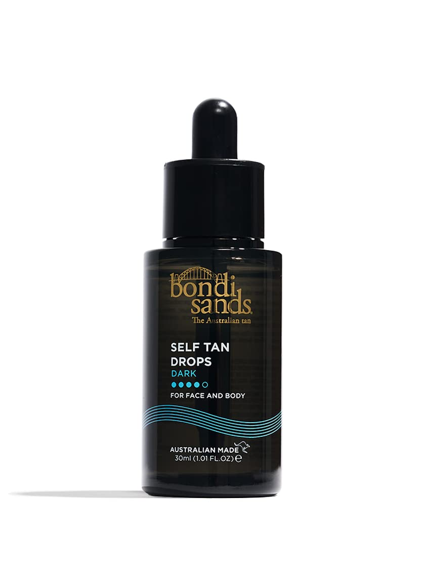 Bondi Sands Self Tan Drops – Dark Tanning Drops for Sensitive Skin – 30mL