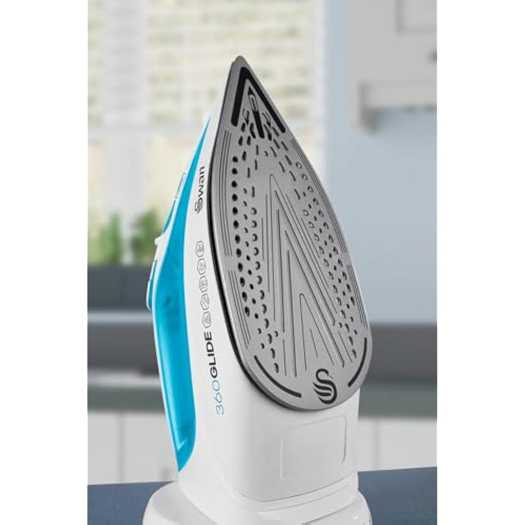 Swan 2-in-1 Cordless Steam Iron | 2800W Ceramic Soleplate – Blue