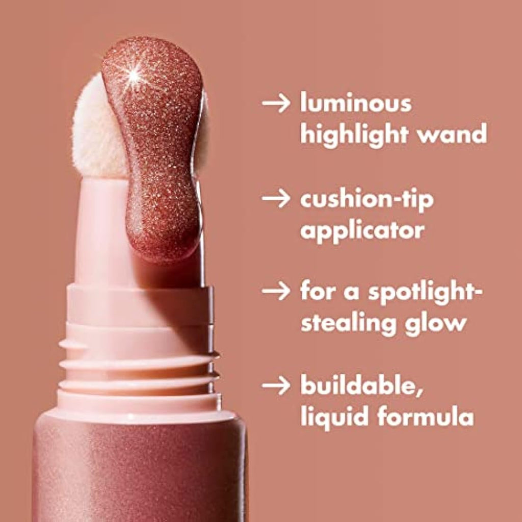e.l.f. Halo Glow Liquid Highlighter Wand – Rose Quartz Luminous Skin