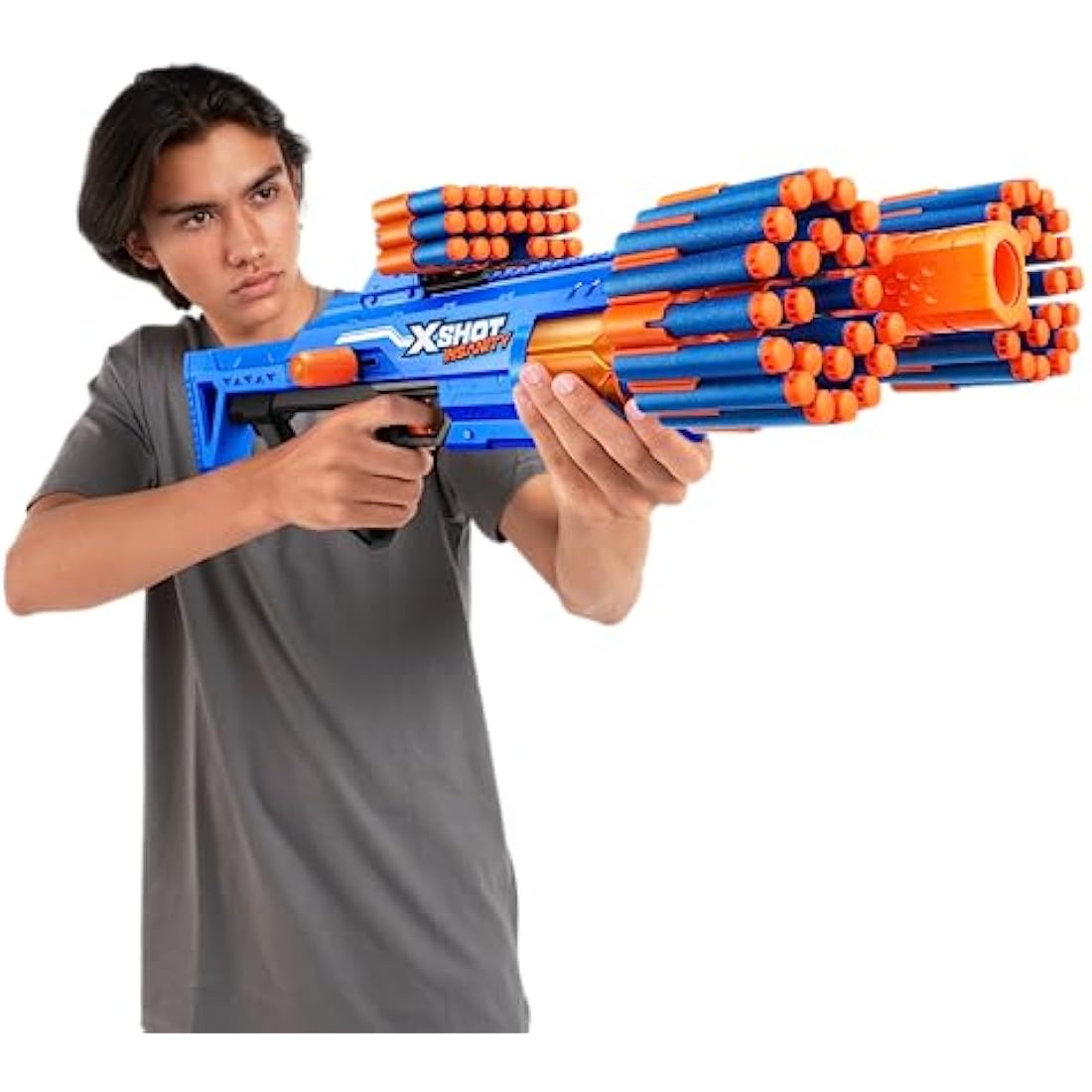 XSHOT Insanity Berzerko Blaster by ZURU – Foam Dart Toy with 48 Darts
