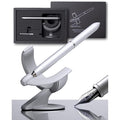 Novium Hoverpen 3.0 Future Edition – Luxury Fine Nib Pen, Frost Silver