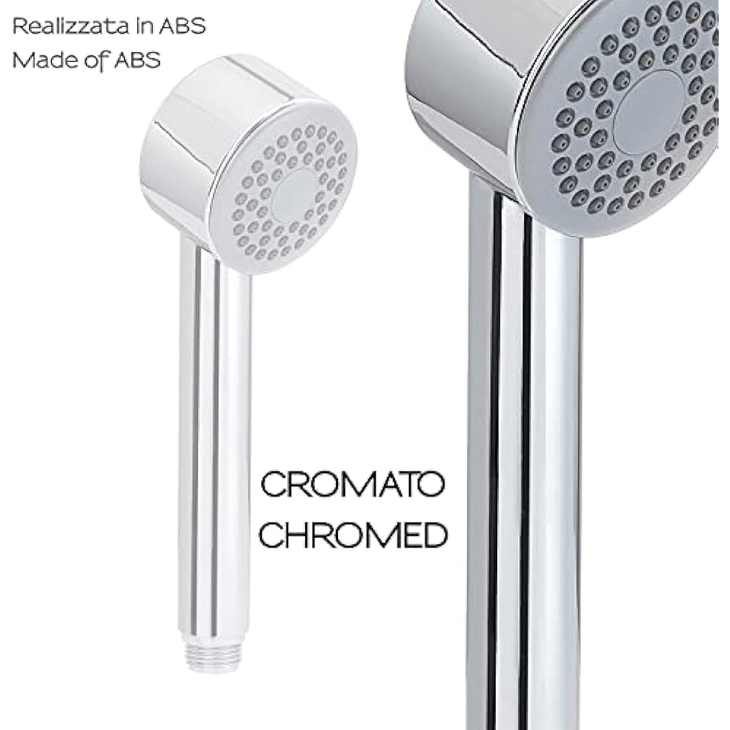 Gedy G-Trendy 01 Chrome Shower Head - Water-Saving ABS 1-Jet