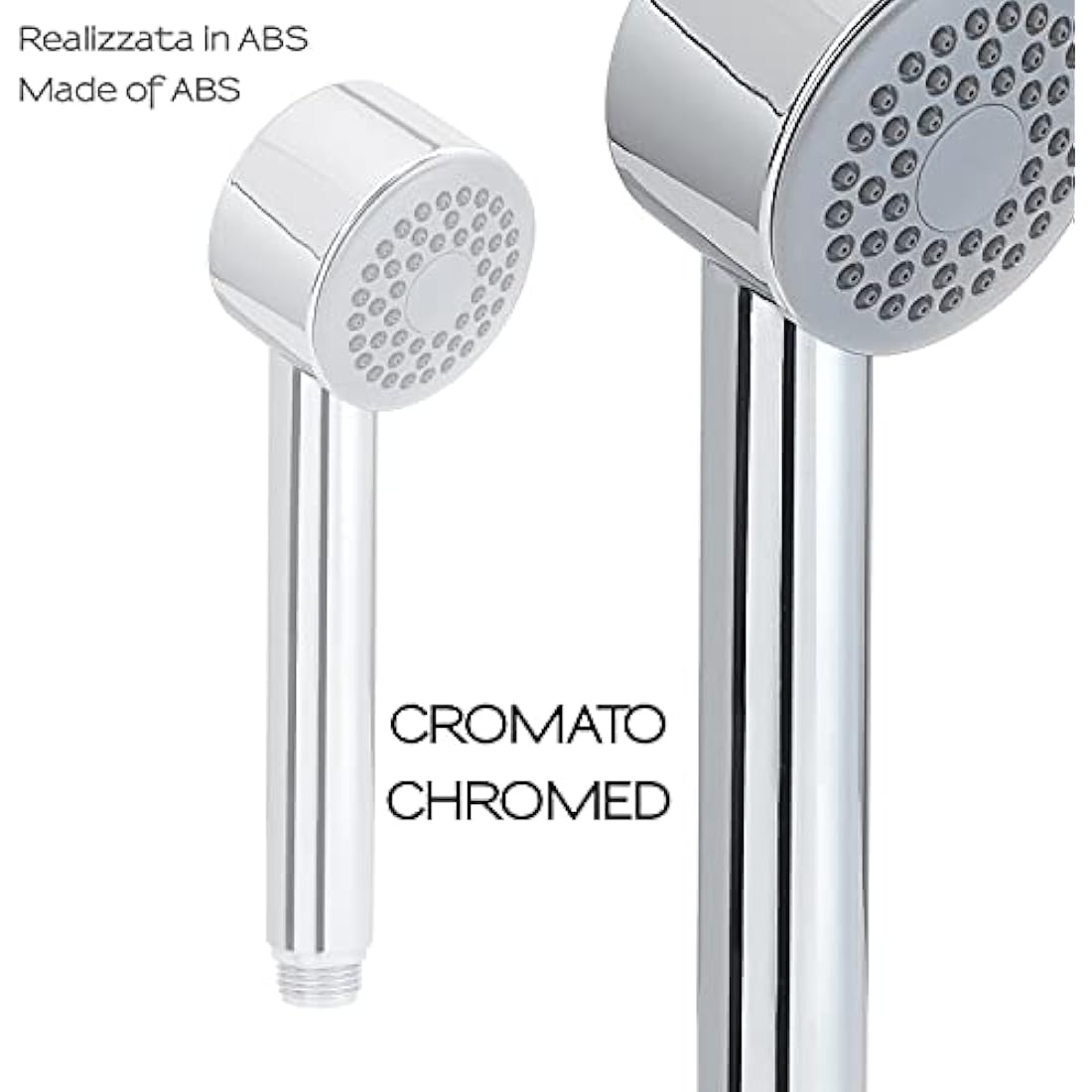 Gedy G-Trendy 01 Chrome Shower Head - Water-Saving ABS 1-Jet