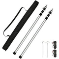 Telescopic Aluminum Tent Poles | 95-234cm Awning Support