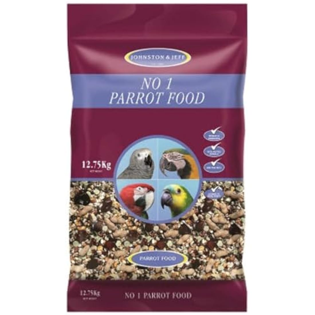 Johnston & Jeff Parrot Food – Premium No.112 Nutritional Mix, 12.75 kg