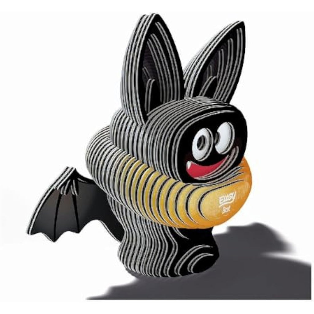 EUGY Fledermaus 3D Puzzle – Nachhaltiges Bastelset aus Karton