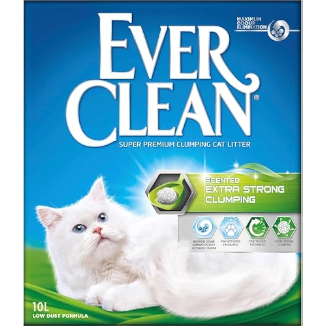 Ever Clean Extra Strong Clumping Cat Litter | Scented & Odour Control | 10L