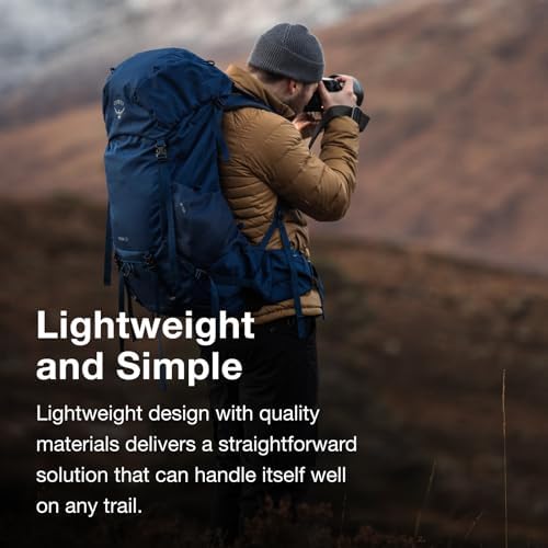 Osprey Rook Men's Hiking Backpack | Durable Outdoor Travel Pack