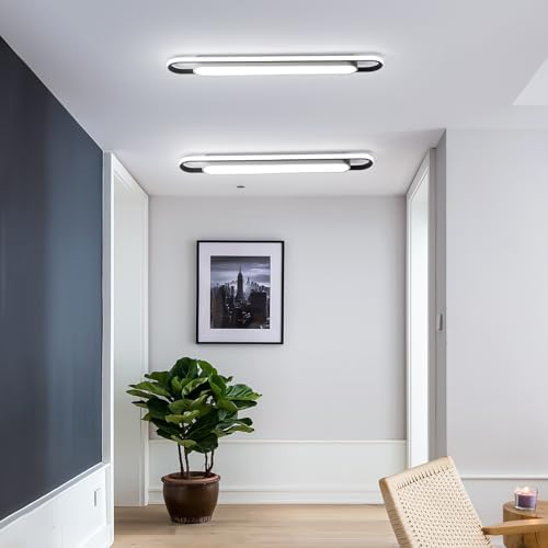 Naroume 4ft Linear LED Ceiling Light | 62W Modern Acrylic Flush Mount