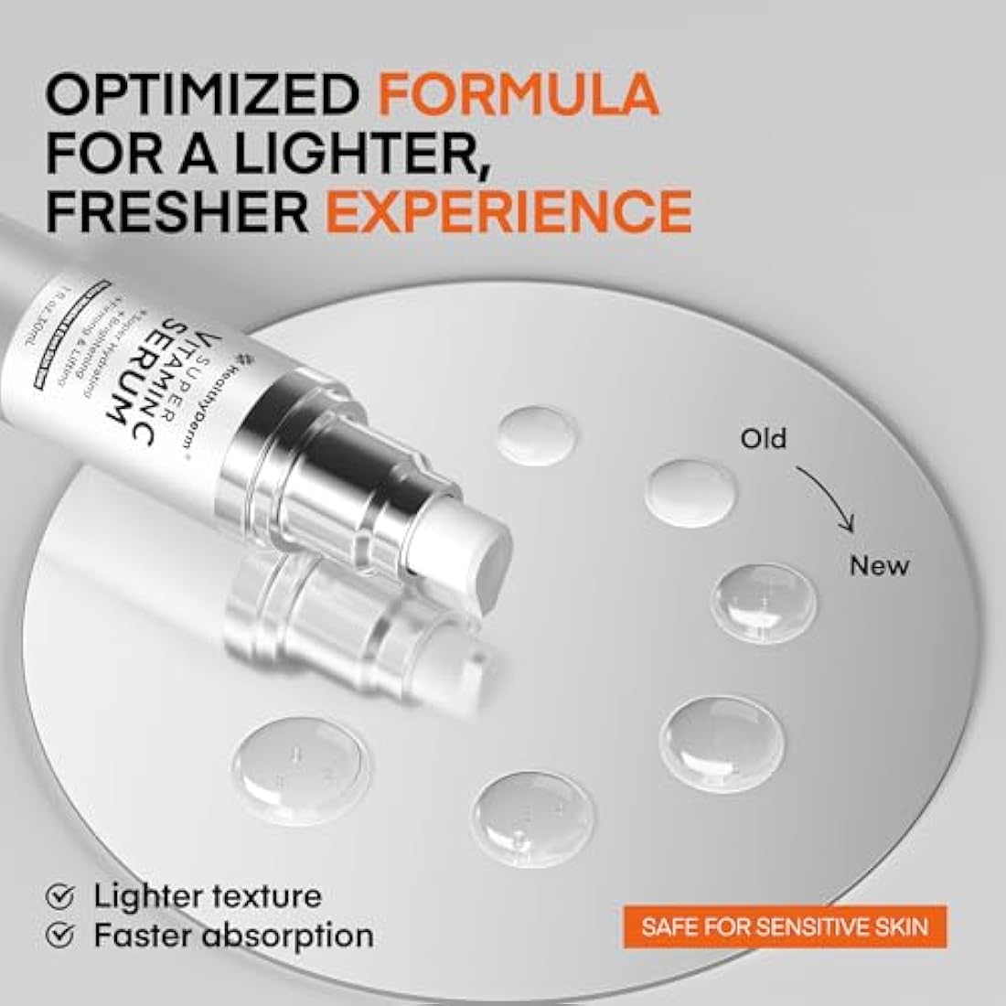 Jolof Store Anti-Aging Face Serum with Vitamin C & Peptides for Mature Skin