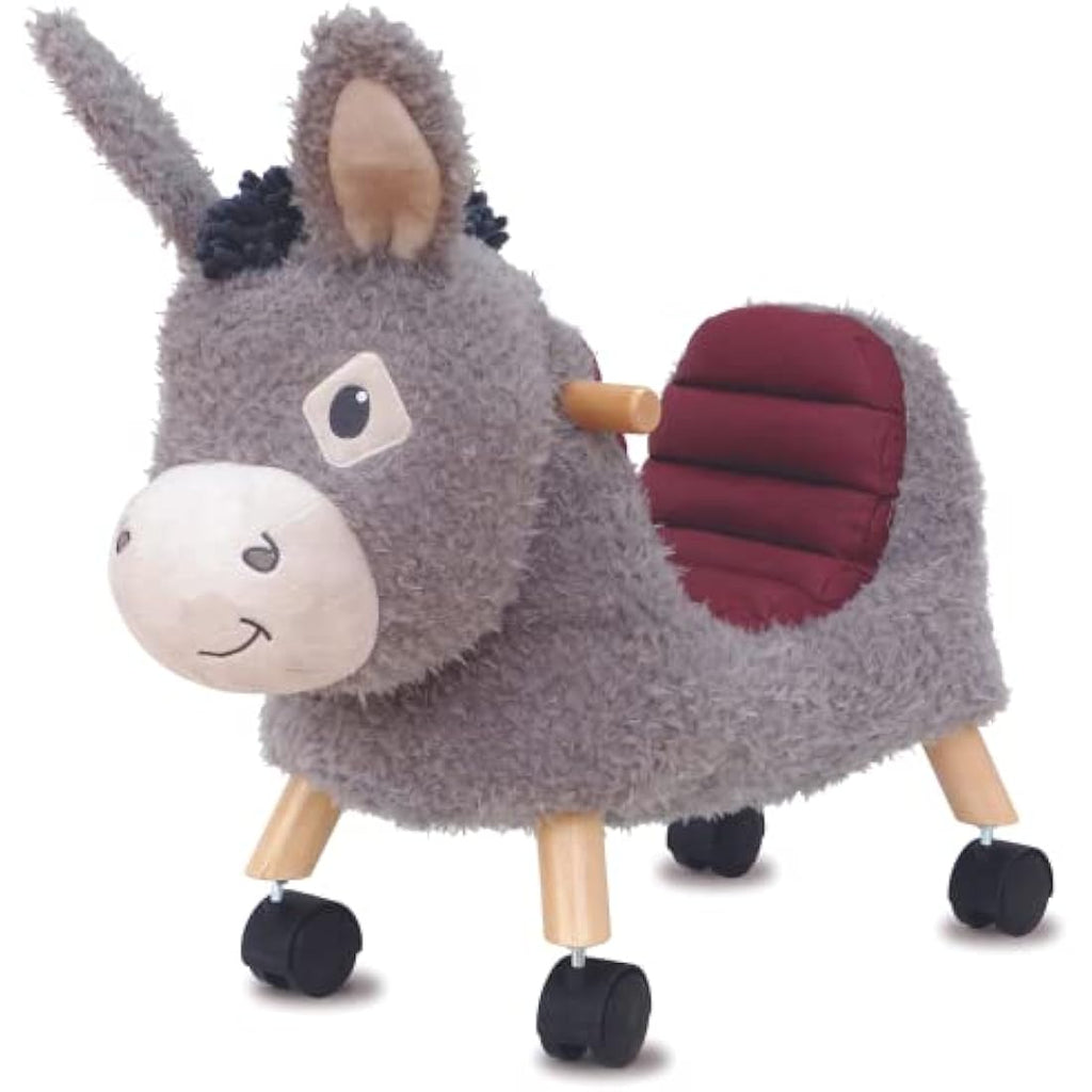 Little Bird Told Me Bojangles Donkey Ride On Toy - Toddler Wooden Toy