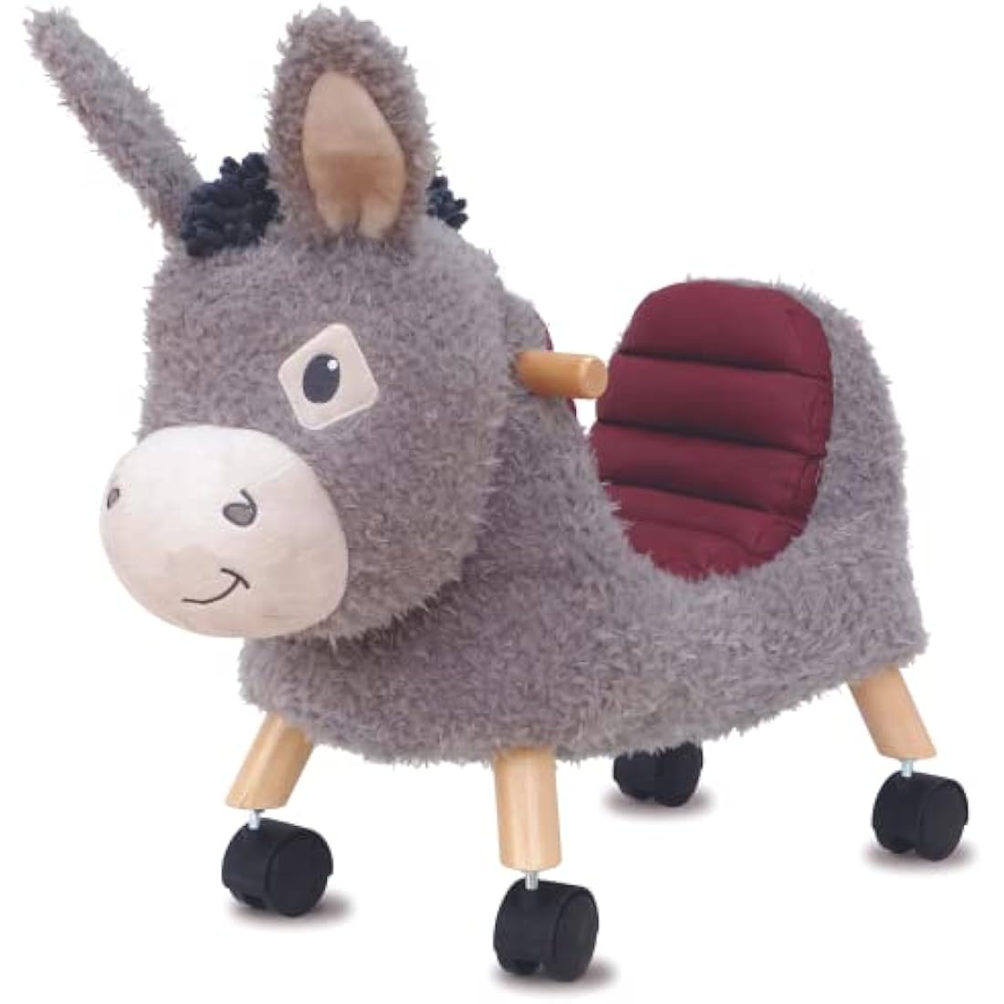 Little Bird Told Me Bojangles Donkey Ride On Toy - Toddler Wooden Toy