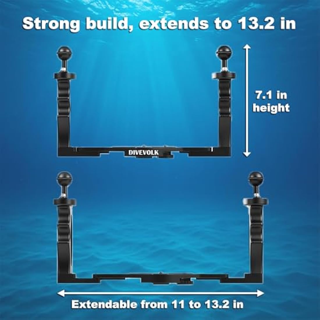 DIVEVOLK Dual Handle Tray for SeaTouch 3 Pro Underwater Diving Case