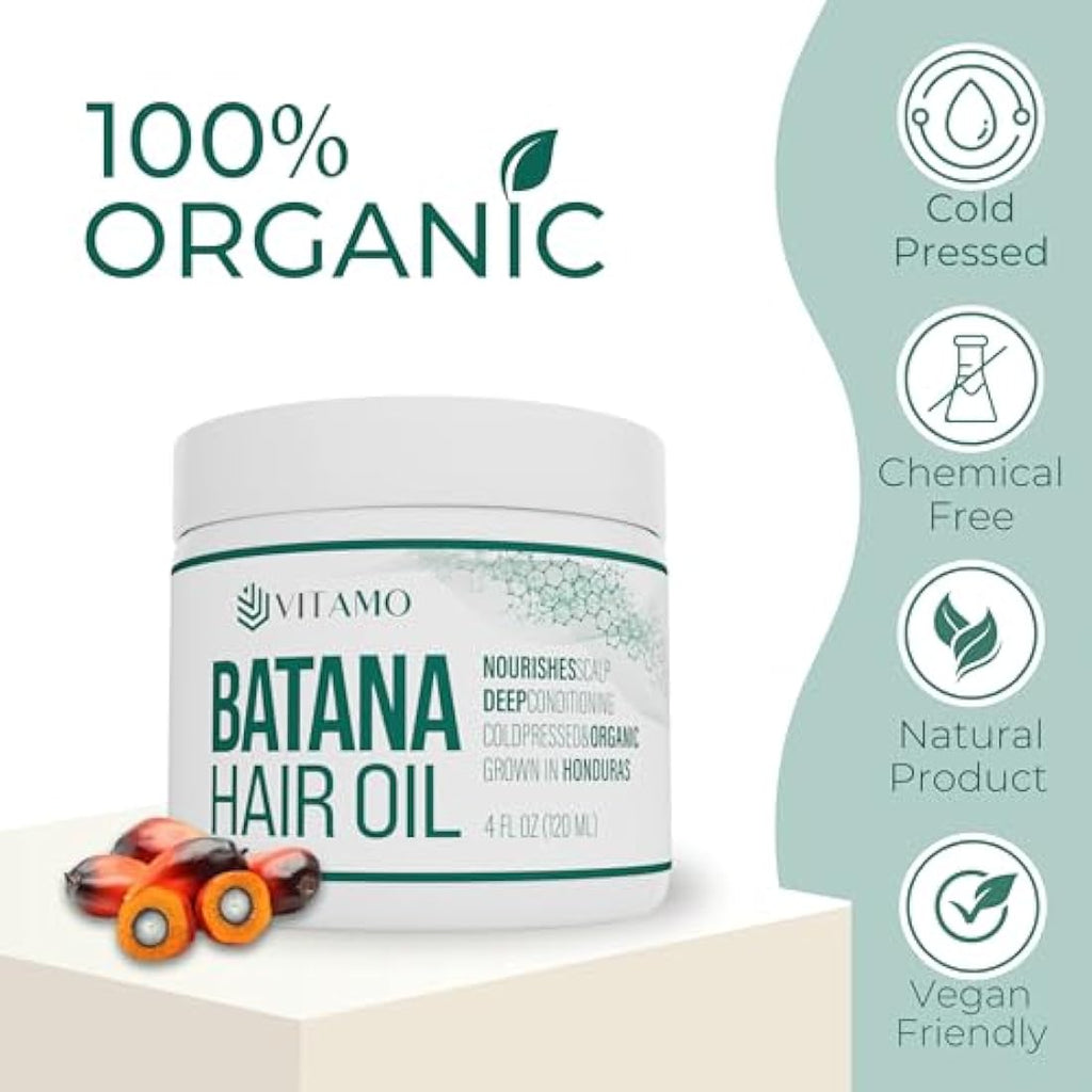 Jolof Store Organic Batana Oil – Cold Pressed Hair Growth Treatment