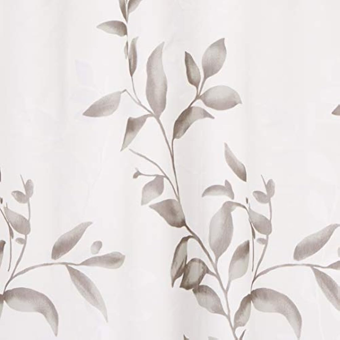 Madison Park Cecily Botanical Shower Curtain - Grey Water Repellent