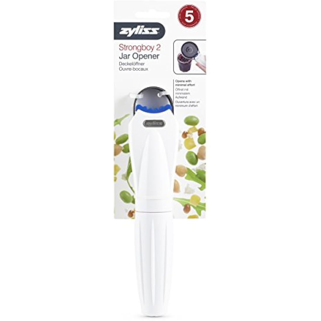 Zyliss Strongboy 2 Jar Opener – Adjustable Plastic & Metal Tool