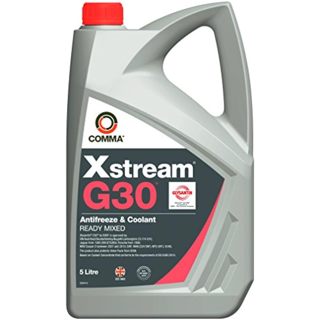 Comma Xstream G30 Antifreeze and Coolant Ready Mixed - 5 Liter