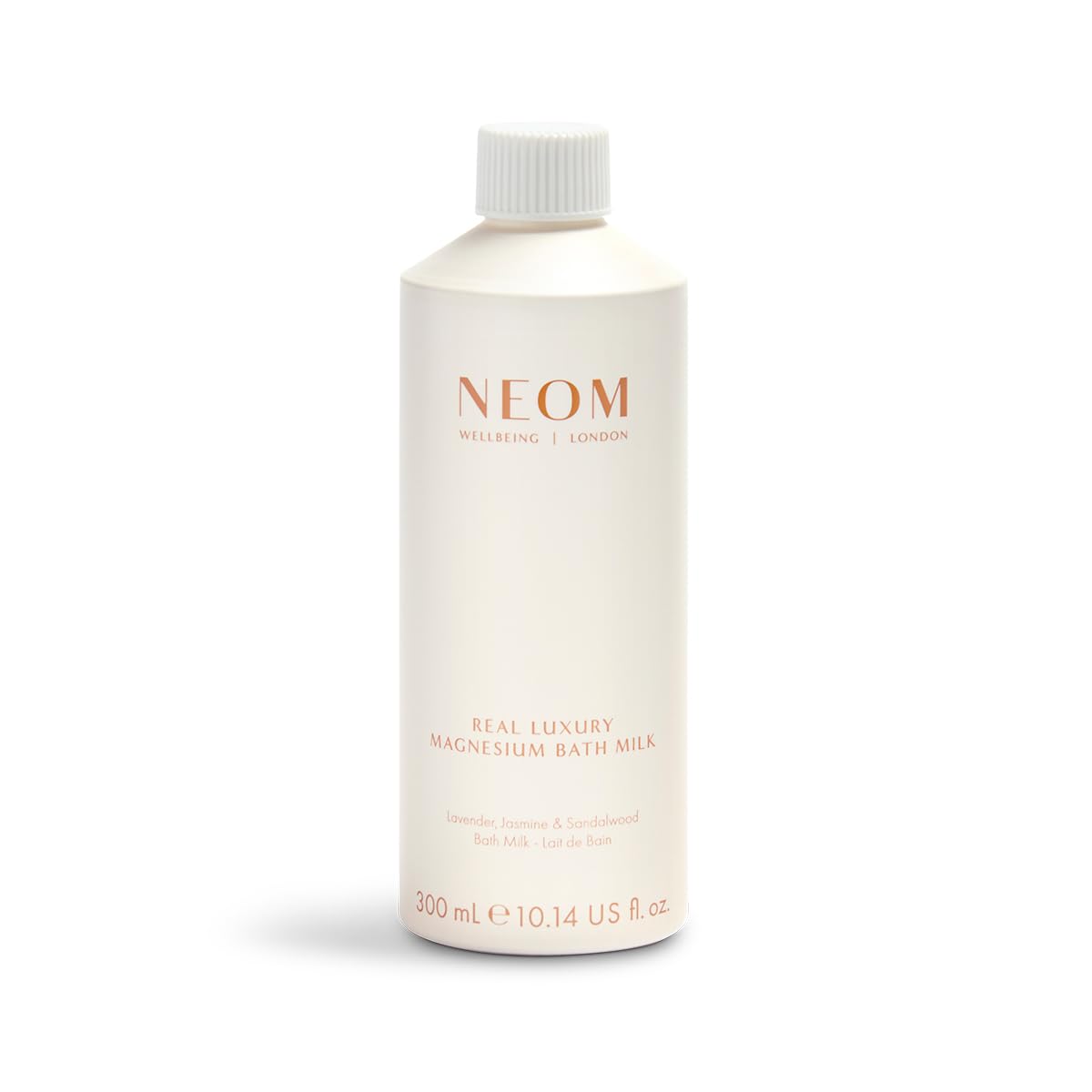 NEOM Real Luxury Magnesium Bath Milk - Lavender & Jasmine, 300ml