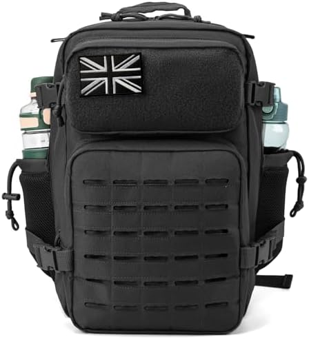 Military Tactical Backpack – Molle Hiking Rucksack 45L
