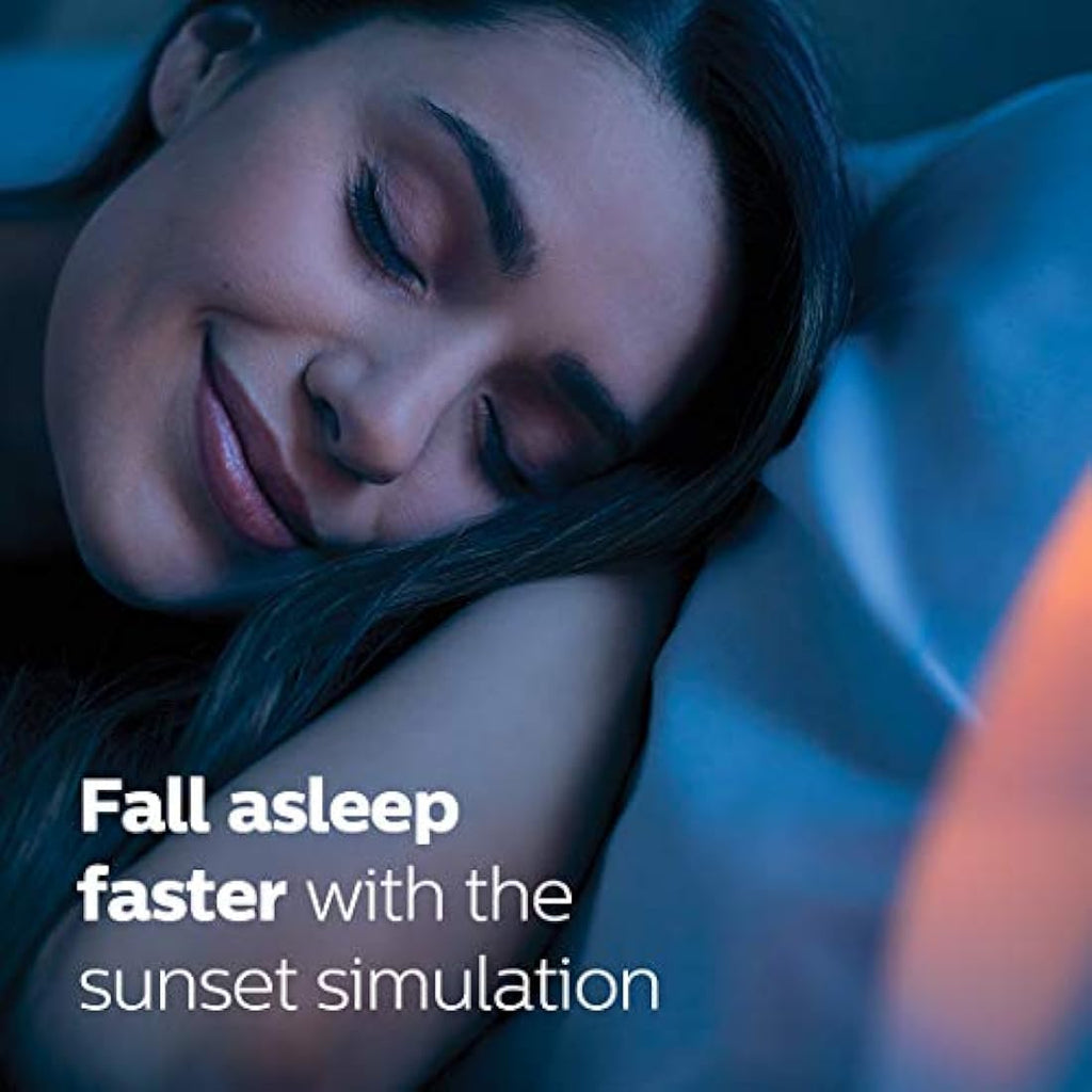 Philips Wake Up Light - Sunrise Simulation Alarm Clock with 5 Sounds