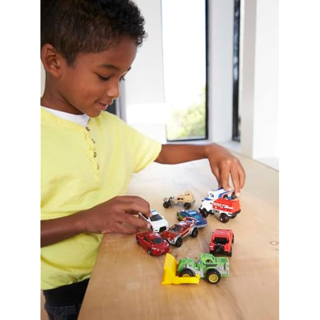 Matchbox 9-Pack Die-Cast Toy Cars | 1:64 Scale Realistic Vehicles