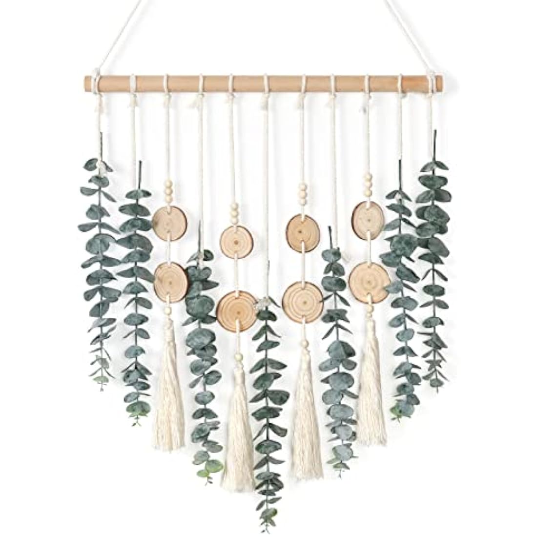 Artificial Eucalyptus Wall Hanging – Boho Farmhouse Greenery