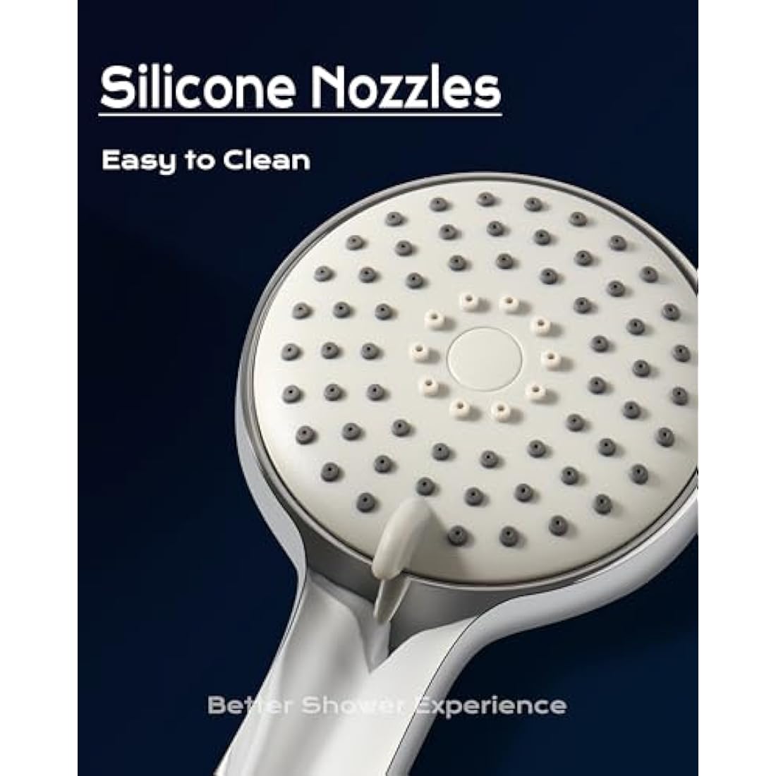Samodra High Pressure Handheld Shower Head – 3 Spray Settings Chrome