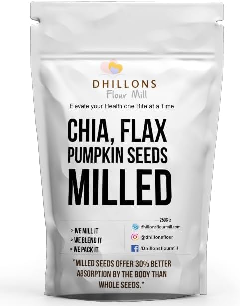 Dhillons Flour Mill Milled Chia, Pumpkin and Flaxseeds Mix - 750g