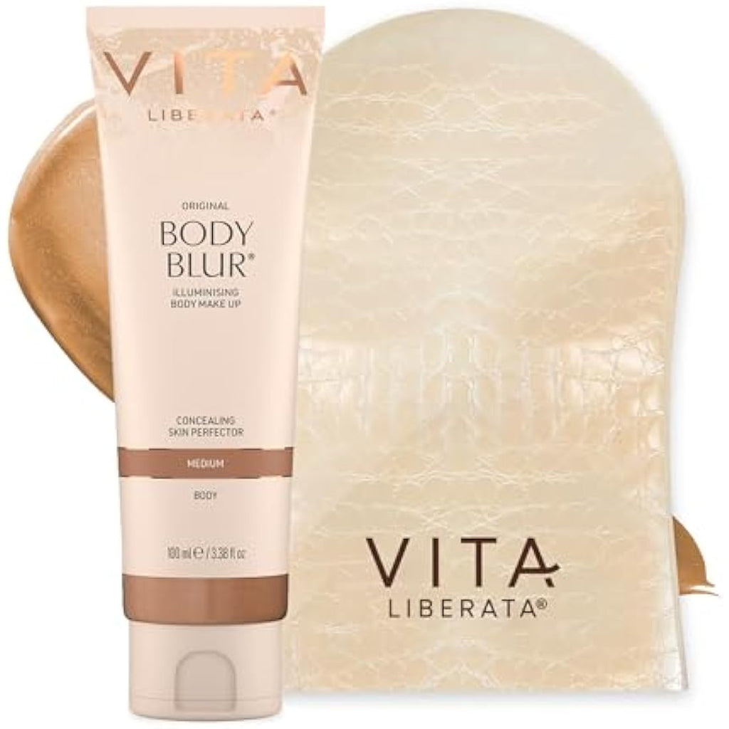Vita Liberata Body Blur Medium 100ml & Mitt Bundle | Instant Tan