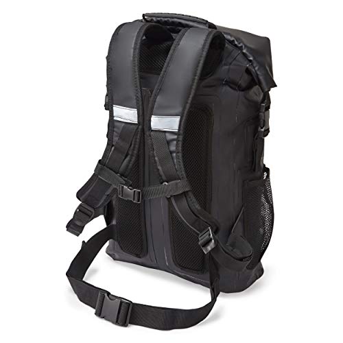 Ettore 30L Waterproof Cycling Rucksack | Reflective Dry Bag – Black