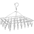 Jolof Store Stainless Steel Sock Hanger – 36 Peg Heavy Duty Drying Rack