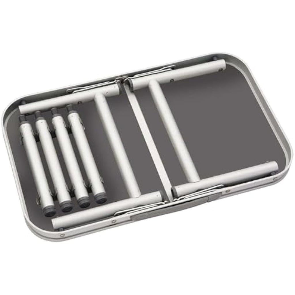 Bo-Camp Aluminium Camping Table – Adjustable & Compact – 56x34 cm