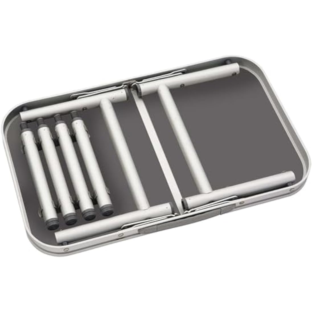 Bo-Camp Aluminium Camping Table – Adjustable & Compact – 56x34 cm