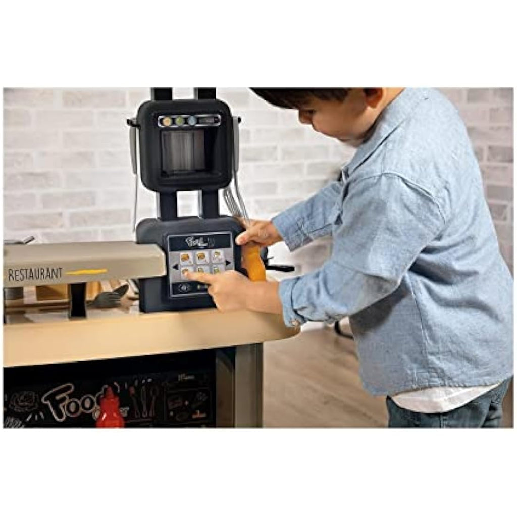 Smoby Food Corner – Cuisine Restaurant Enfant avec 29 Accessoires