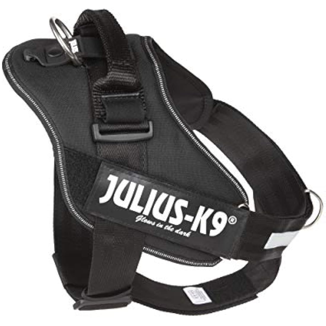 Julius-K9 IDC Powerharness Dog Harness with Front Control Y-Belt - Black