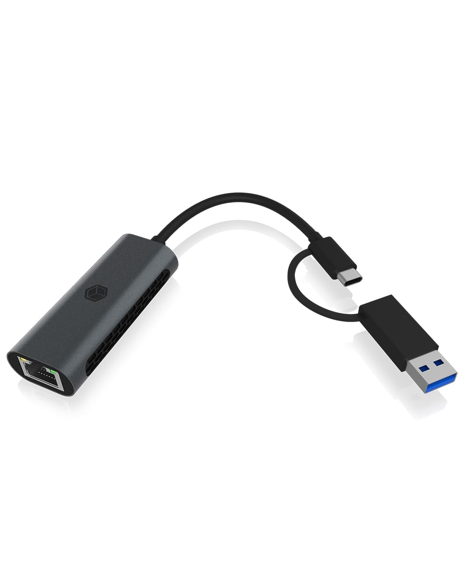 ICY BOX USB-C to 2.5 Gigabit Ethernet LAN Adapter – IB-LAN301-C3