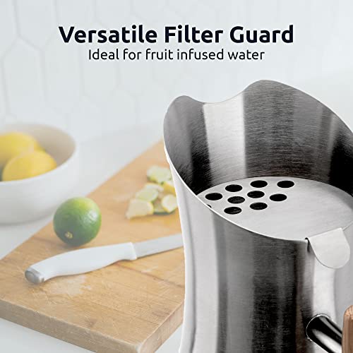 Invigorated Living Alkaline Water Filter Jug – 64oz Steel pH Vitality Pitcher
