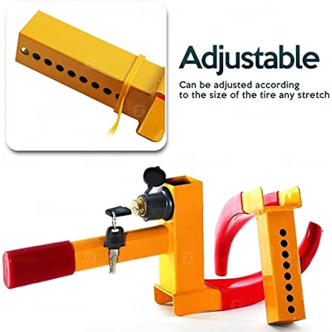Heavy Duty Wheel Clamp – Anti-Theft Tire Lock for Cars & RVs