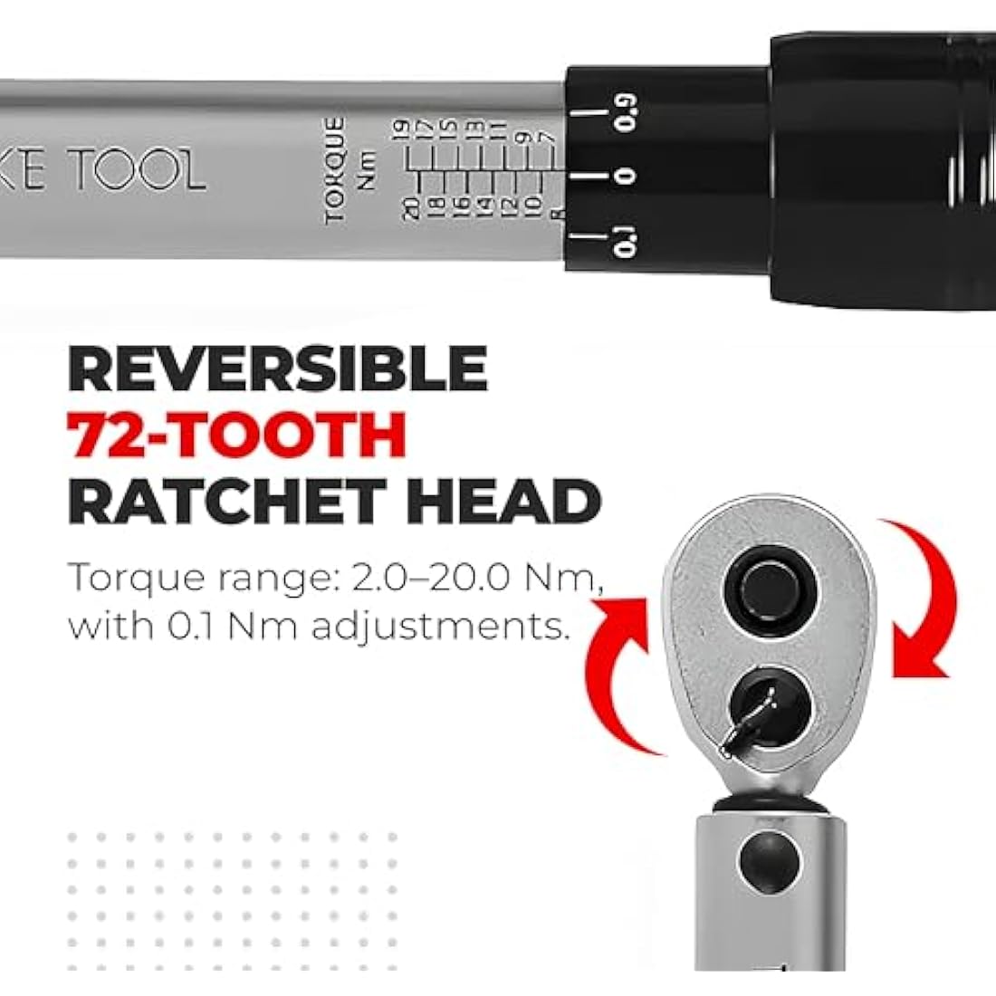 1/4" Drive Bike Torque Wrench Set | 2-20Nm Precision Tool
