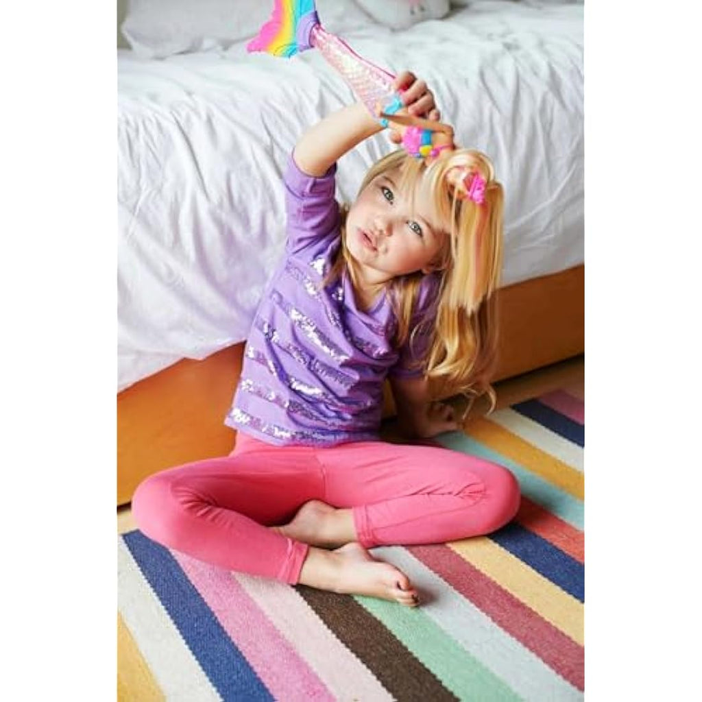 Barbie Dreamtopia Rainbow Lights Mermaid Doll – Light-Up Water Toy