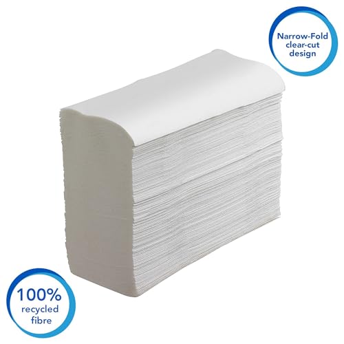 Scott Essential 6636 Narrow-Fold Paper Hand Towels - 2,640 Sheets