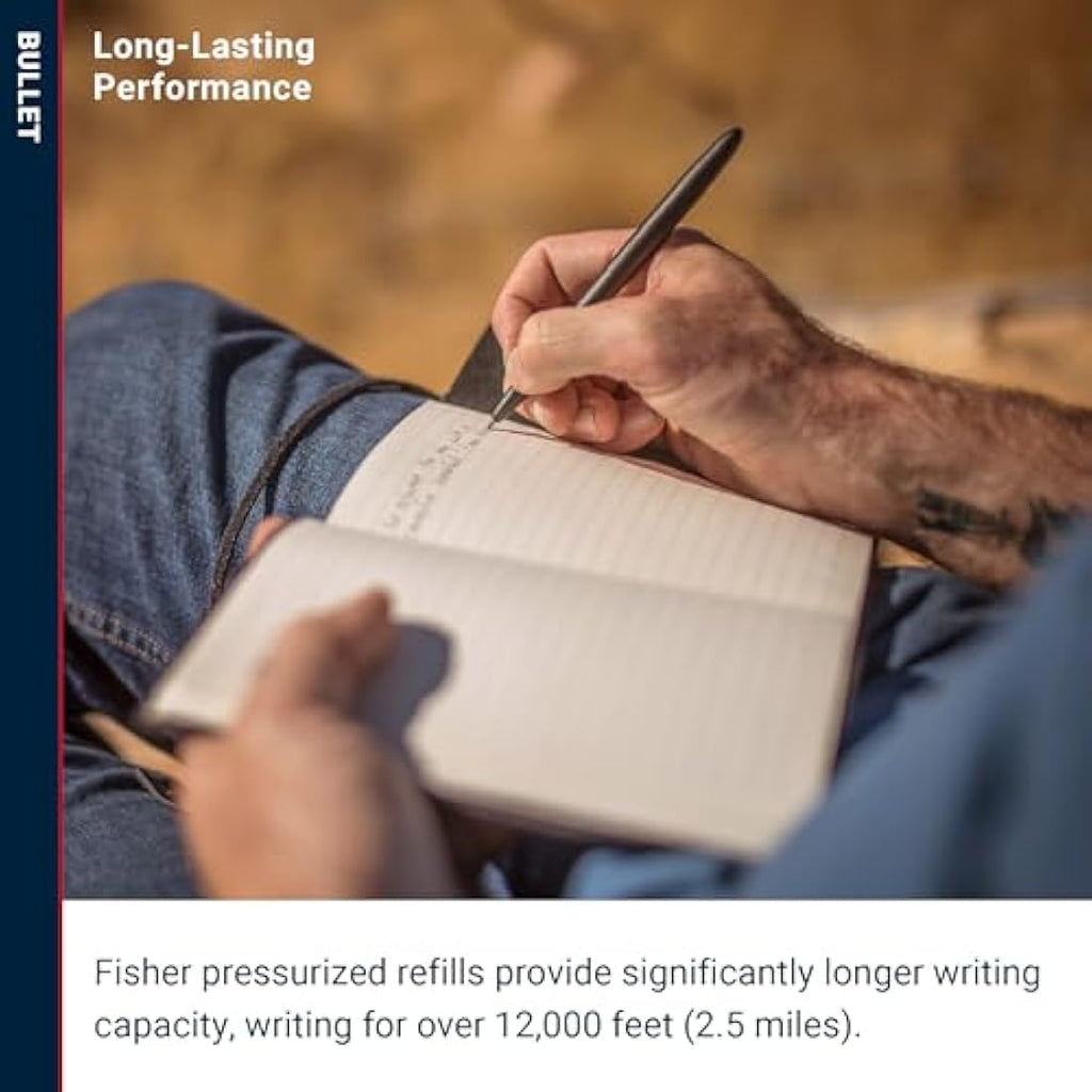 Fisher Bullet Space Pen – Matte Black All-Weather Tactical Writing Pen
