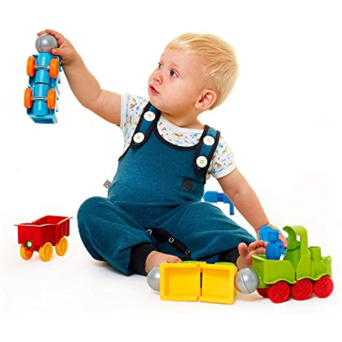 SmartMax My First Animal Train Magnetic Building Set – 25 Pieces