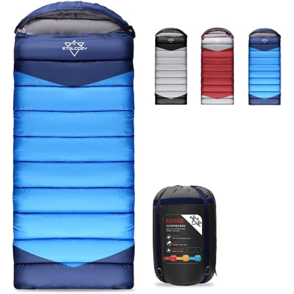 ETGLCOZY 0 Degree Sleeping Bag – XL Waterproof Cold Weather Camping Gear